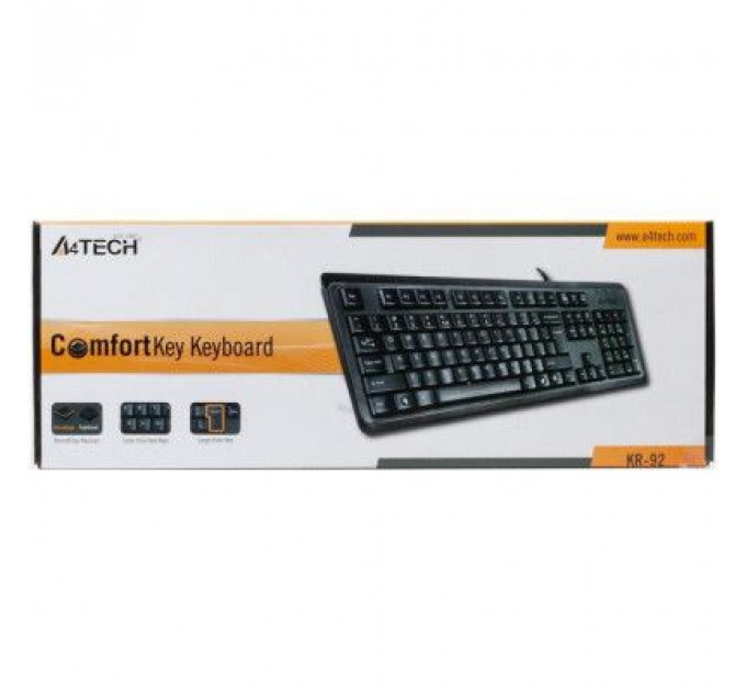 Клавіатура A4Tech KR-92 Black