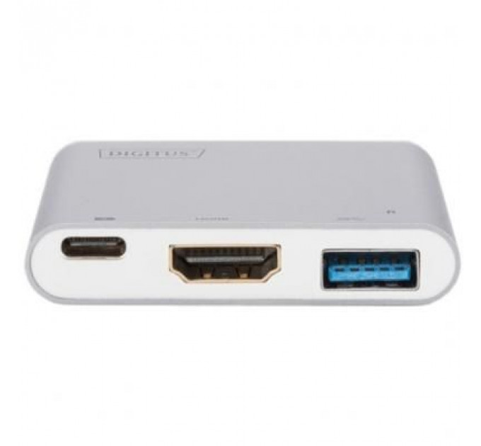 Перехідник Type-C to HDMI/USB 3.0/Type-C Digitus (DA-70838-1)