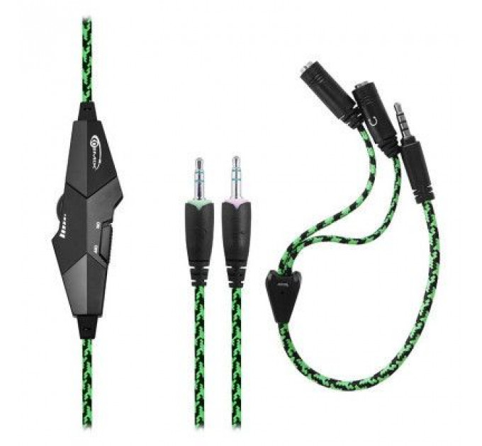 Навушники Gemix X-350 black-green