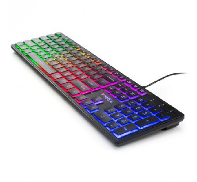 Клавіатура Vinga KB410 black