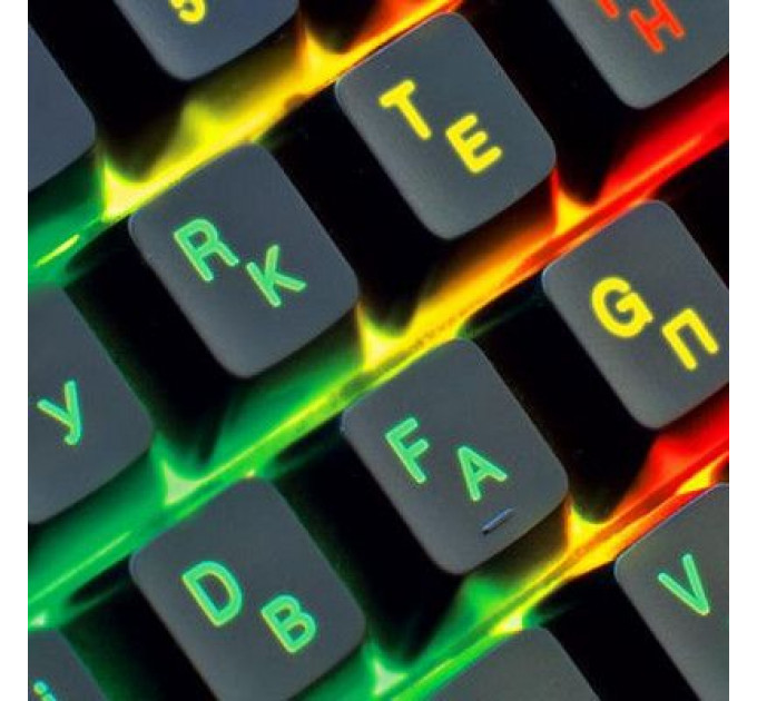 Клавіатура REAL-EL 7090 Comfort Backlit, black