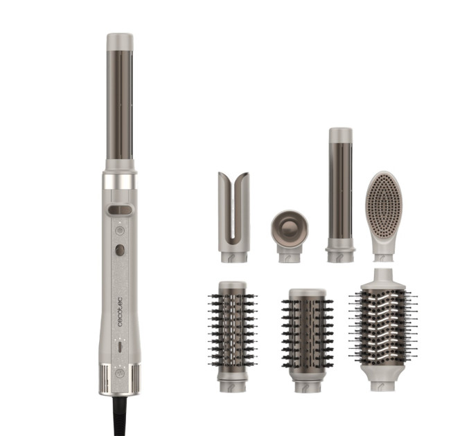 Cecotec Стайлер Cecotec Bamba CeramicCare 8in1 AirGlisse Gyro Champagne (A01_EU01_112528)