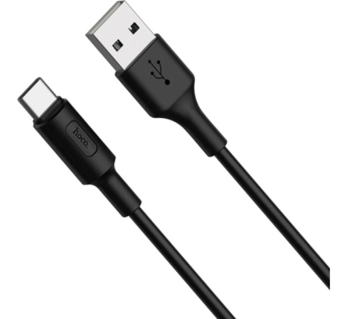 HOCO Дата кабель USB 2.0 AM to USB-C 1.0m 2A X25 black HOCO (6957531080145)