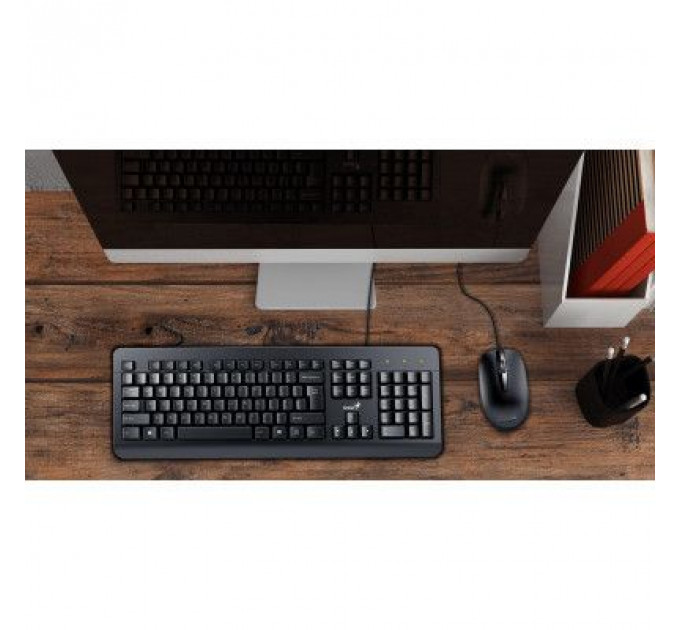 Комплект Genius KM-160 Black Ukr (31330001419)