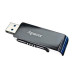 Apacer USB флеш накопичувач Apacer 128GB AH350 Black RP USB3.0 (AP128GAH350B-1)