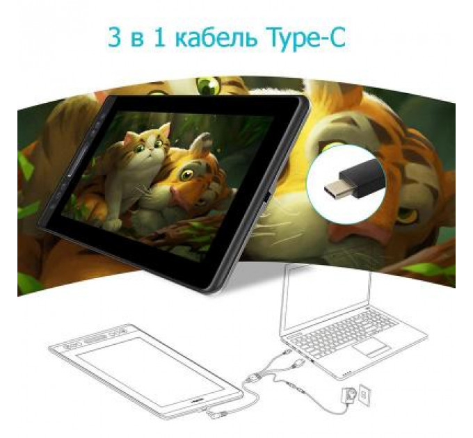 Графічний планшет Huion Kamvas Pro 13 (PRO13)
