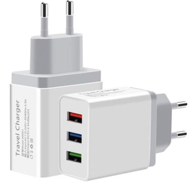 XoKo Зарядний пристрій XoKo WC-310 3A USB White (WC-310-WH) (WC-310-WH)