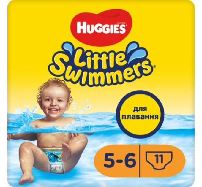 Huggies Підгузки Huggies Little Swimmer 5-6 (12-18 кг) 11 шт (5029053538426)