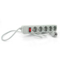 Merlion Мережевий фільтр живлення Merlion 5 розеток, 10м, grey (G5100)
