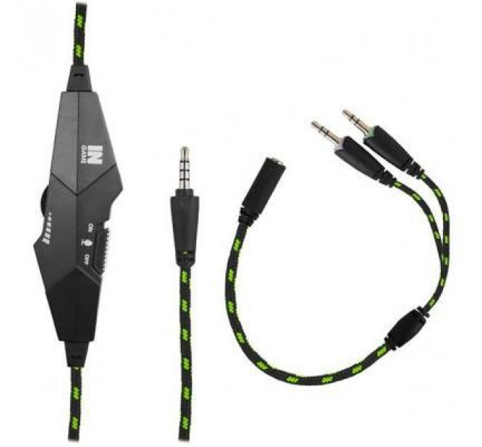 Навушники Gemix N20 Black-Green Gaming
