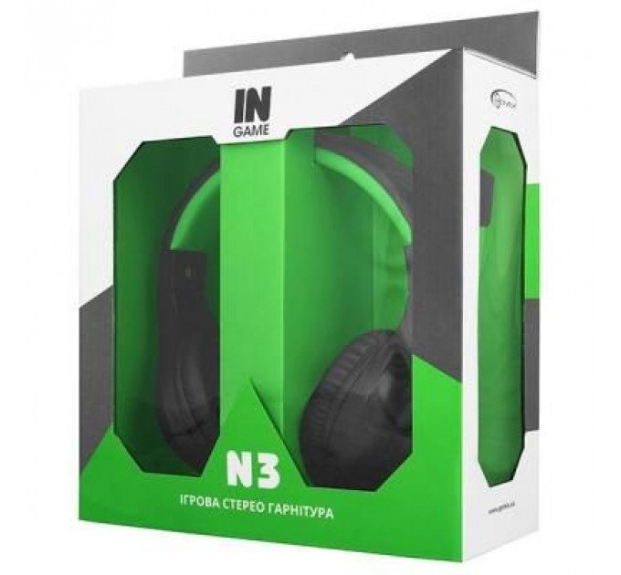 Навушники Gemix N3 Black-Green Gaming