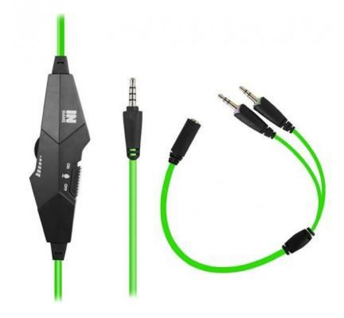 Навушники Gemix N3 Black-Green Gaming