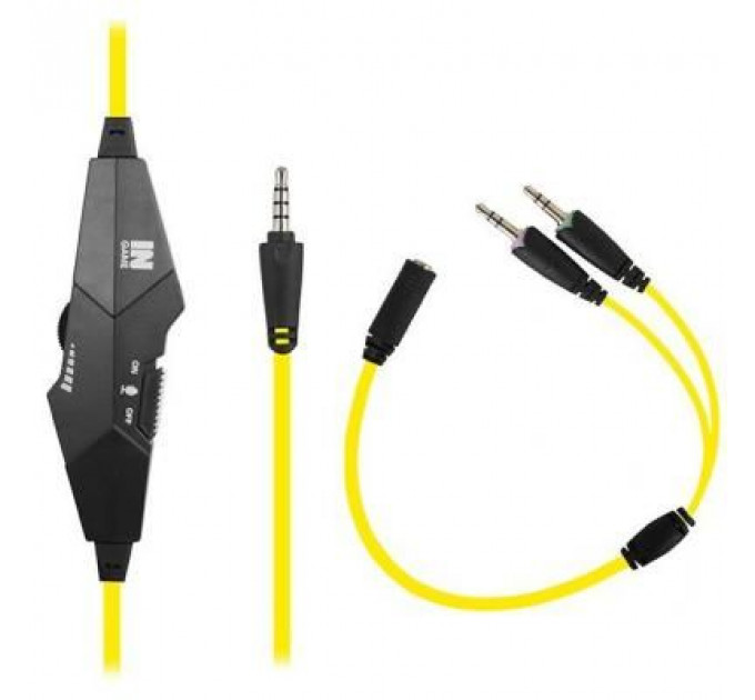 Навушники Gemix N4 Black-Yellow Gaming