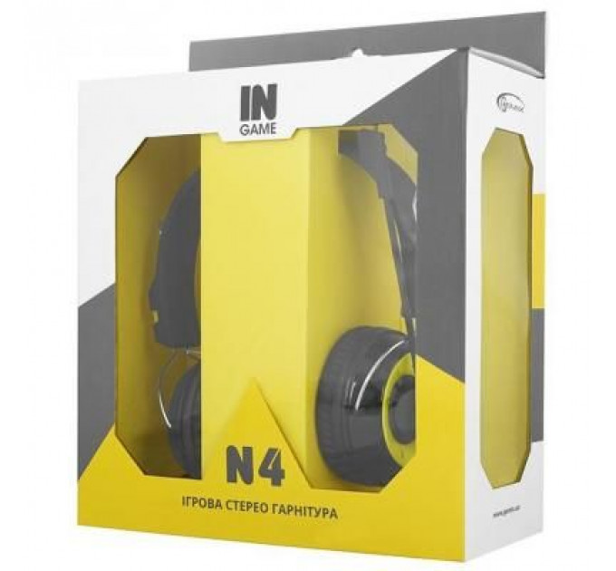 Навушники Gemix N4 Black-Yellow Gaming