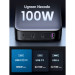 Ugreen Зарядний пристрій Ugreen 4xUSB 100W (3xType-C+USB A QC3) GAN Charger Nexode Series Black CD328 (90928)