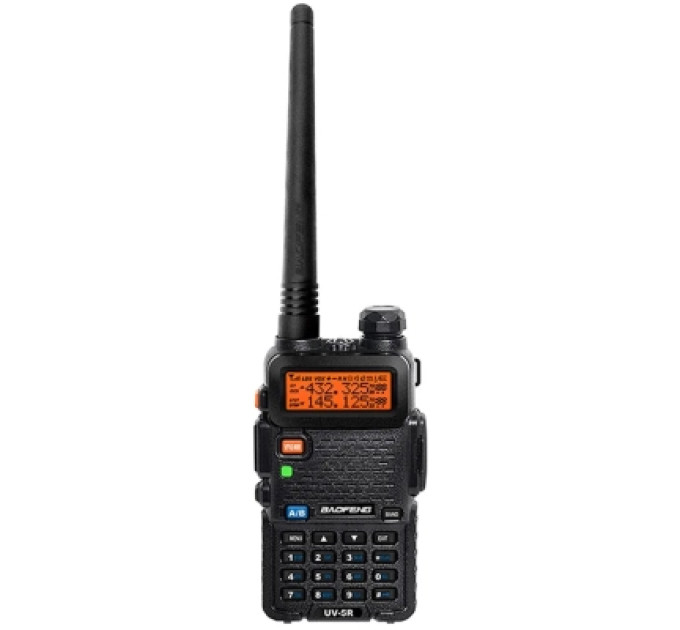 Baofeng Портативна рація Baofeng UV-5R Black Six Pack комплект 6 шт (2200000758965)