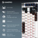 GamePro Клавіатура бездротова GamePro Asgard Valhalla MK160W Pro White