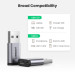 Ugreen Перехідник USB 3.0 AM to USB-C F gray Ugreen (50533)