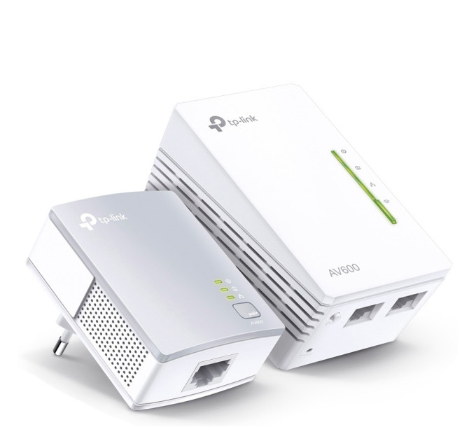 TP-Link Комплект адаптерів для створення мережі Ethernet на основі електромережі TL-WPA4220KIT (500Mbps, Wi-Fi)
