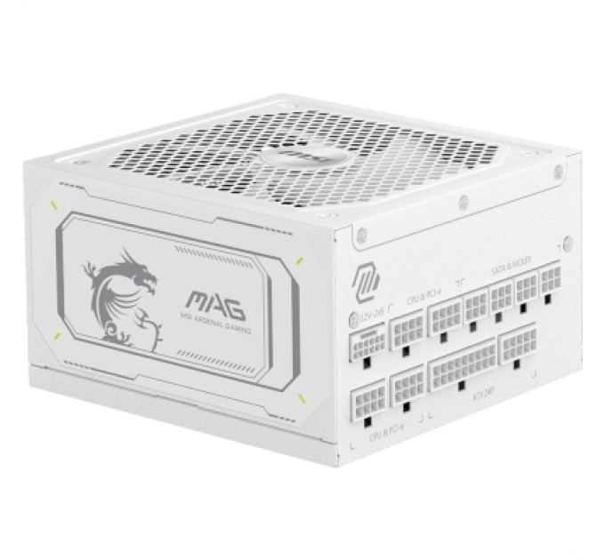 MSI Блок живлення MSI 1000W (MAG A1000GL PCIE5 WHITE)