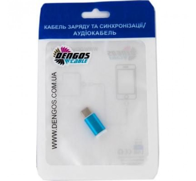 Перехідник micro-USB -Type C Dengos (ADP-007)