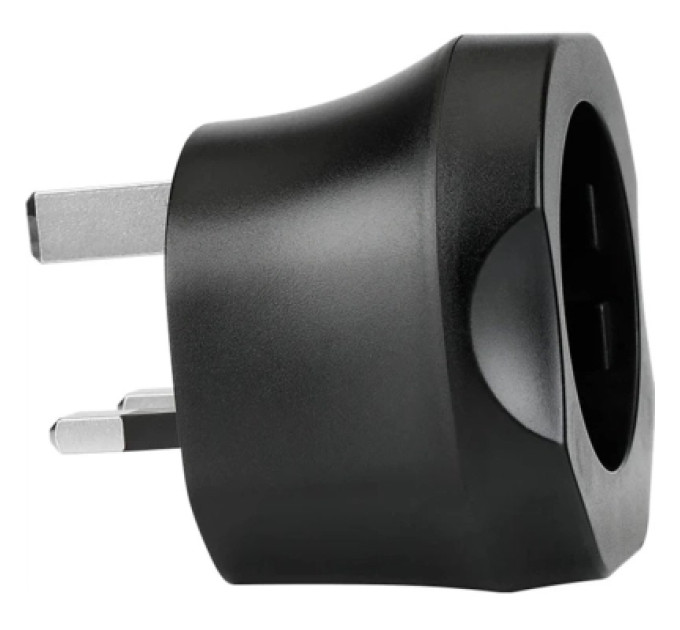 Essager Перехідник EU to UK 220V black Essager (ECTZH-YCC01-Z)