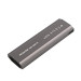 Maxxter Зовнішня кишеня Maxxter M.2 NVMe PCIe, USB 3.1 Type-C Gen2, Metal, Black (EHDE-2280S-02)