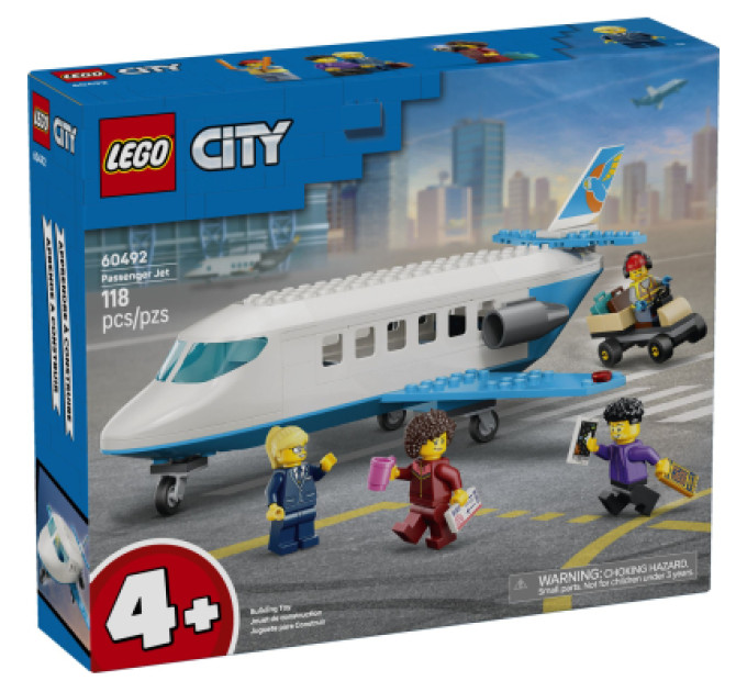 LEGO Конструктор LEGO City Пасажирський літак (60492)