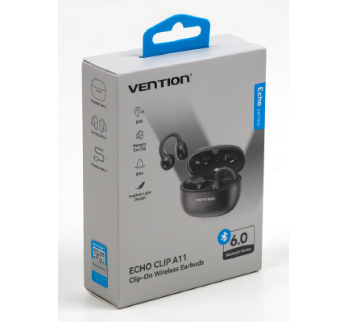Vention Навушники Vention Echo Clip A11 Black (NBWB0-ID)