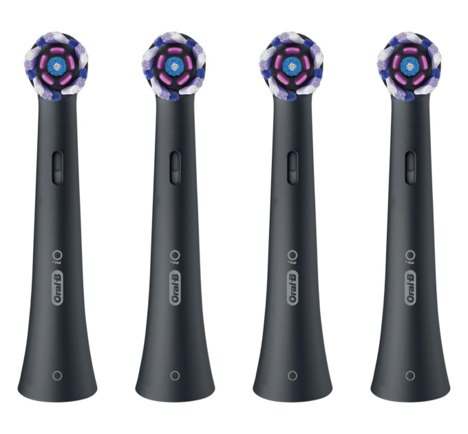 Braun Насадка для зубної електрощітки Braun Oral-B iO RB WB Radiant White Black (4 шт)