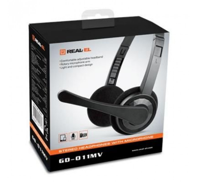 Навушники REAL-EL GD-011MV Black