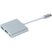 Dynamode Перехідник Dynamode Dynamode USB3.1 Type-C to 1хHDMI, 1хUSB 3.0, 1хUSB Type-C Fe (Multiport USB 3.1 Type-C to HDMI)