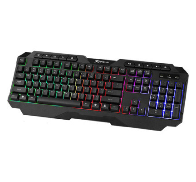 Xtrike ME Клавіатура Xtrike ME KB-306 LED USB UA Black (KB-306UA)