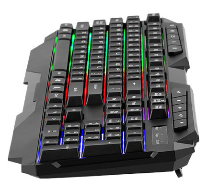 Xtrike ME Клавіатура Xtrike ME KB-306 LED USB UA Black (KB-306UA)