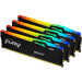 Kingston Fury (ex.HyperX) Модуль пам'яті для комп'ютера DDR5 128GB (4x32GB) 5600 MHz Beast RGB XMP Kingston Fury (ex.HyperX) (KF556C40BBAK4-128)