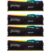 Kingston Fury (ex.HyperX) Модуль пам'яті для комп'ютера DDR5 128GB (4x32GB) 5600 MHz Beast RGB XMP Kingston Fury (ex.HyperX) (KF556C40BBAK4-128)
