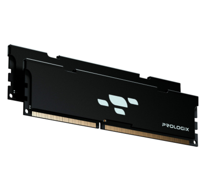 Prologix Модуль пам'яті для комп'ютера DDR5 32GB (2x16GB) 5600 MHz Black Prologix (PRO32GB5600B5K)