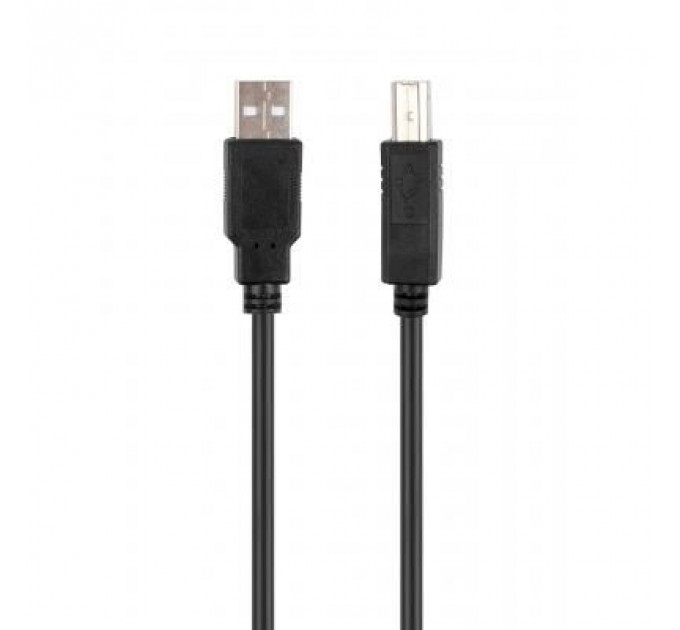 Кабель для принтера USB 2.0 AM/BM 5.0 m Vinga (VCPUSBAMBM5BK)