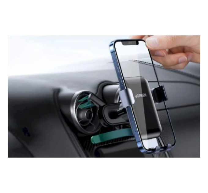 Ugreen Універсальний автотримач UGREEN LP274 Gravity Phone Holder for Round Air Vent Black (30401)