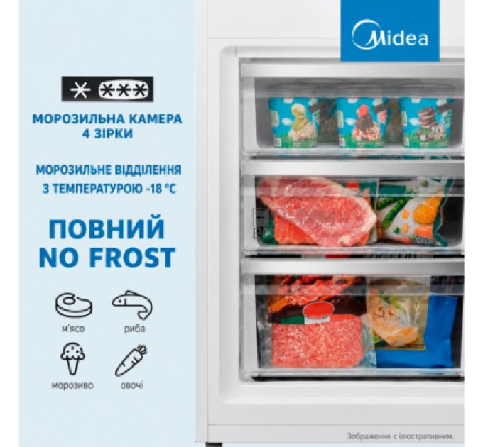 Midea Холодильник Midea MDRB380FGE01A