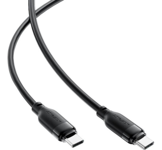 Acefast Дата кабель USB-C to USB-C 1.2m 60W TPU black Acefast (6974316283805)