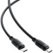 Acefast Дата кабель USB-C to USB-C 1.2m 60W TPU black Acefast (6974316283805)