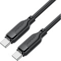 Acefast Дата кабель USB-C to USB-C 1.2m 60W TPU black Acefast (6974316283805)