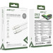 Acefast Дата кабель USB 2.0 AM to Lightning 1.2m 30W nylon white Acefast (6974316286240)