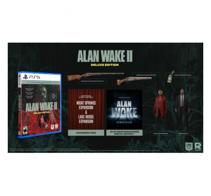 Гра Sony Alan Wake 2 Deluxe Edition, BD диск (5056635609427)