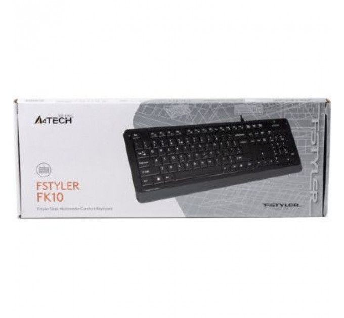 Клавіатура A4Tech FK10 Grey
