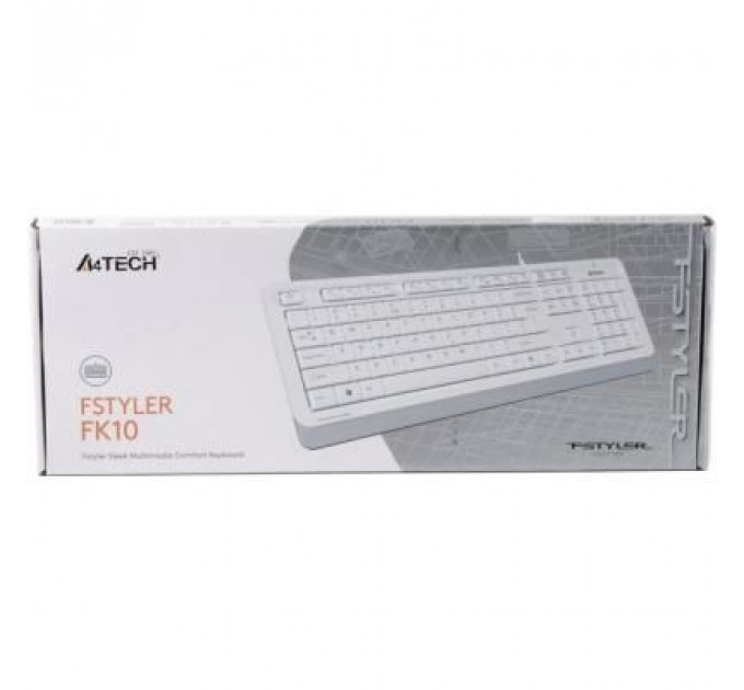 Клавіатура A4Tech FK10 White