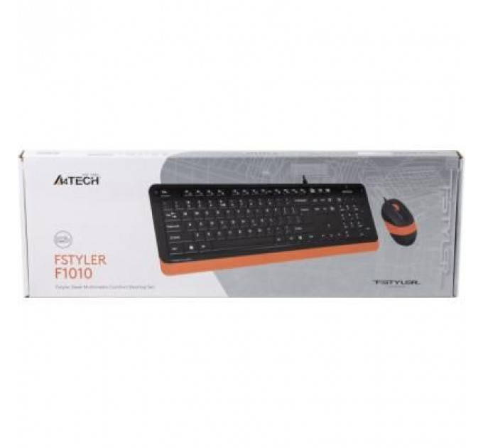 Комплект A4Tech F1010 Orange