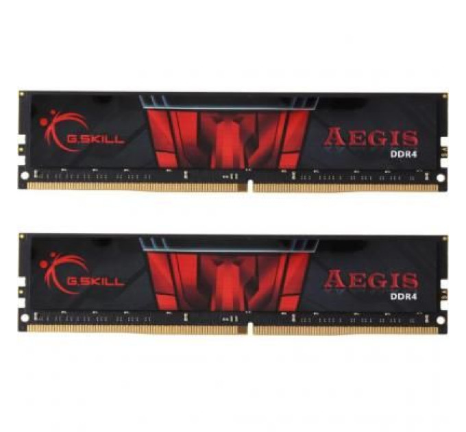 G.Skill Модуль пам'яті для комп'ютера DDR4 16GB (2x8GB) 2400 MHz Aegis G.Skill (F4-2400C17D-16GIS)