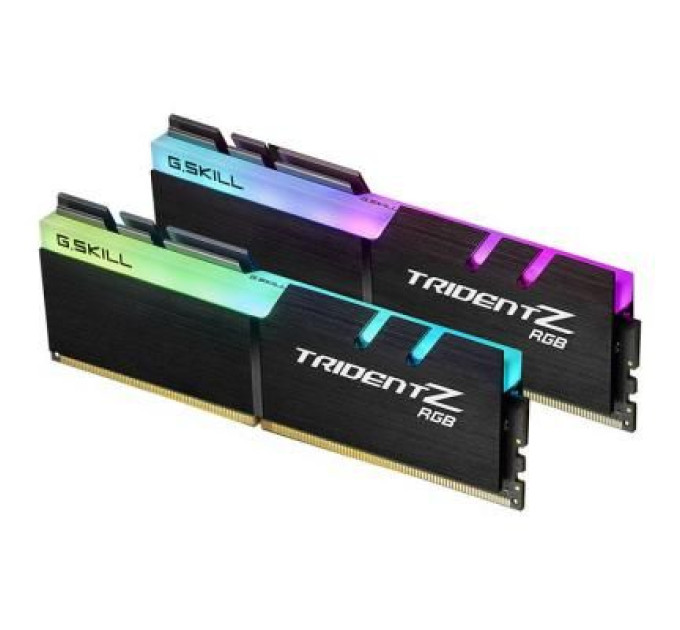 G.Skill Модуль пам'яті для комп'ютера DDR4 32GB (2x16GB) 3200 MHz TridentZ RGB Black G.Skill (F4-3200C16D-32GTZR)